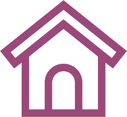 A dog home icon